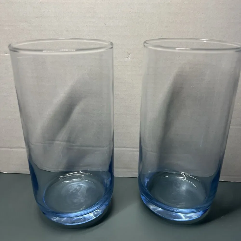 Vintage Libbey Impromptu Azure Blue 5.5